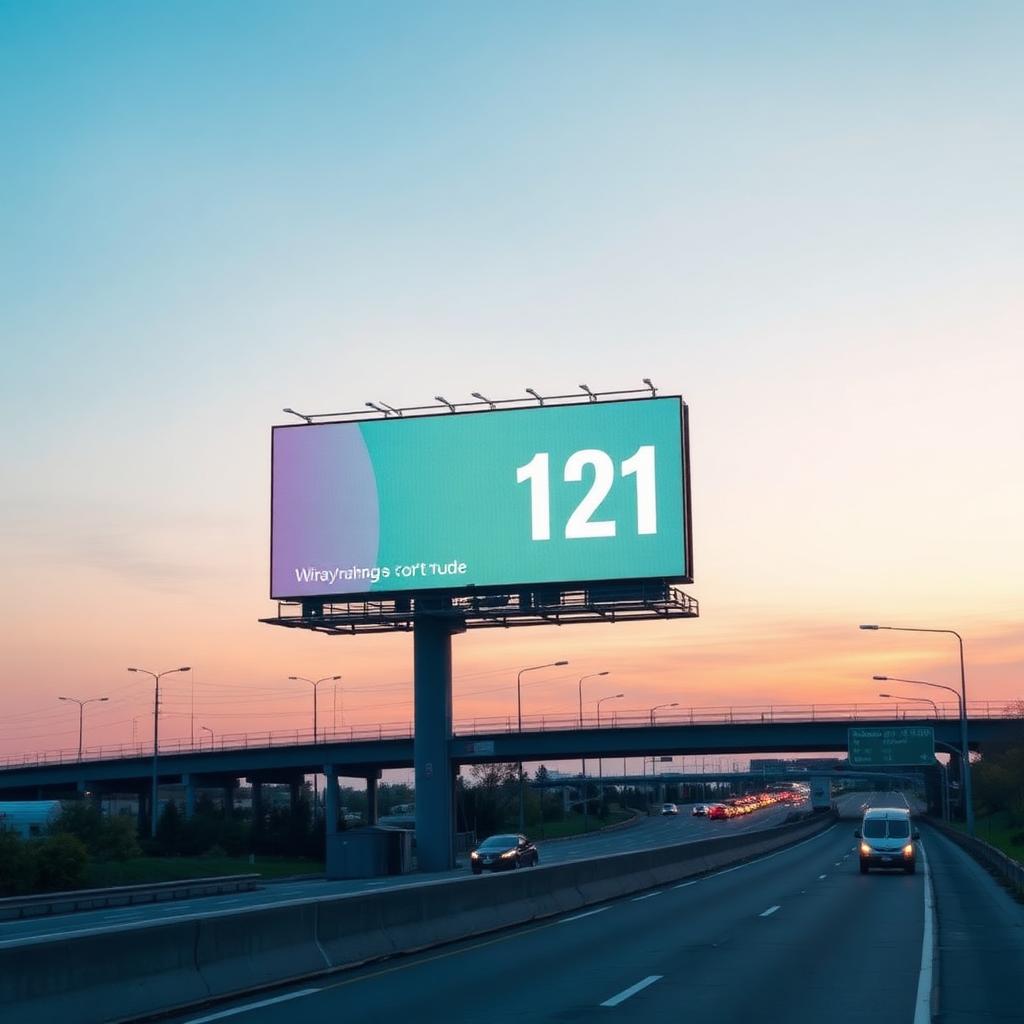 Hwy 121 Corridor billboard